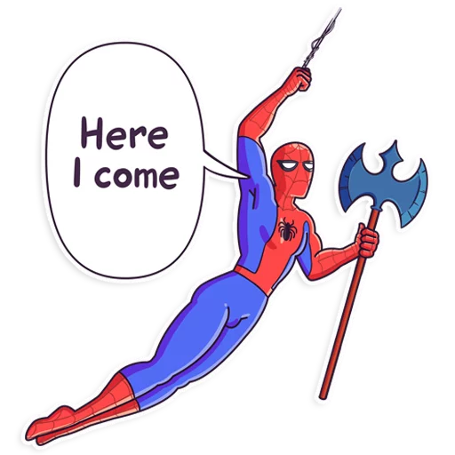 Spidermeme sticker 🏃