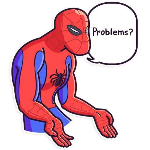 Spidermeme sticker ❓