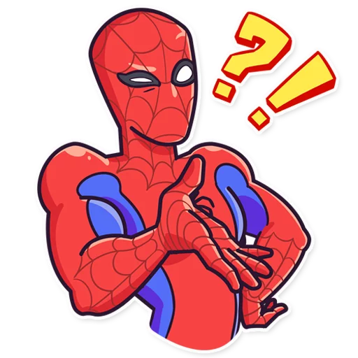 Spidermeme stiker ⁉