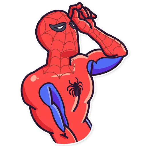 Spidermeme stiker 😓