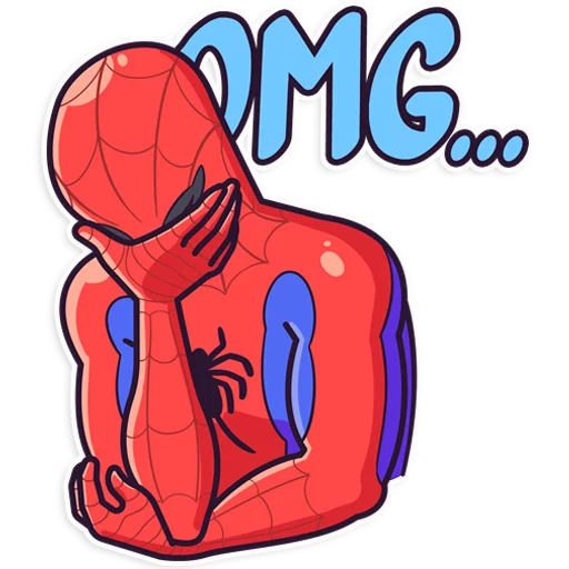 Spidermeme stiker 😑