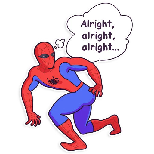 Spidermeme sticker 🤐