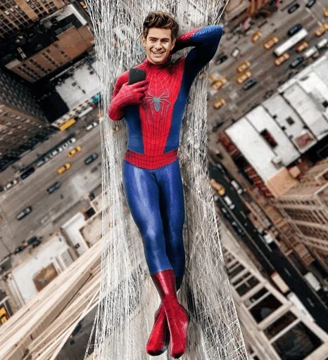 Стикер Telegram «Spiderman: Andrew Garfield» 🤳