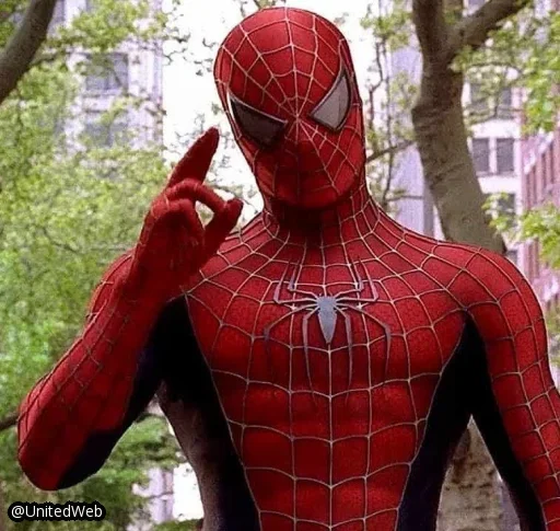 Стикер Spiderman Tobey Maguire ✋