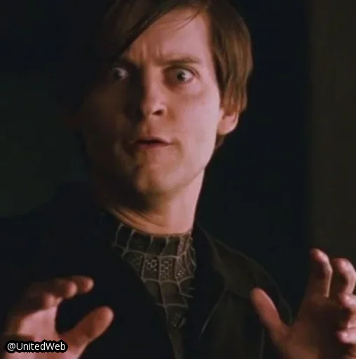 Spiderman Tobey Maguire emoji 🙄