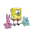 Емодзі Sponge Bob Emoji Set 💪