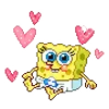 Sponge Bob Emoji Set emoji 👶