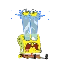 Эмодзи Sponge Bob 😭