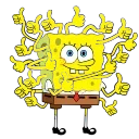 Эмодзи Sponge Bob 👍