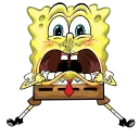 Эмодзи Sponge Bob 😱