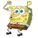 Эмодзи Sponge Bob 🥳