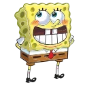 Эмодзи Sponge Bob 😁