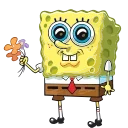 Эмодзи Sponge Bob 🌺