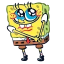 Sponge Bob emoji 😌