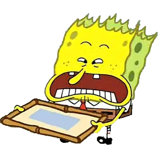 Telegram Sticker «Spongebob» 😚