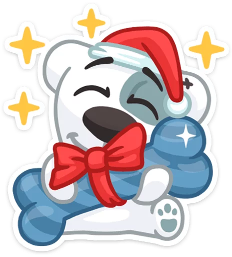 Новогодний Спотти / New Year's Spotty emoji 🎁