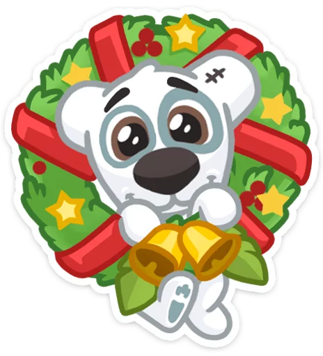 Новогодний Спотти / New Year's Spotty emoji 🎄