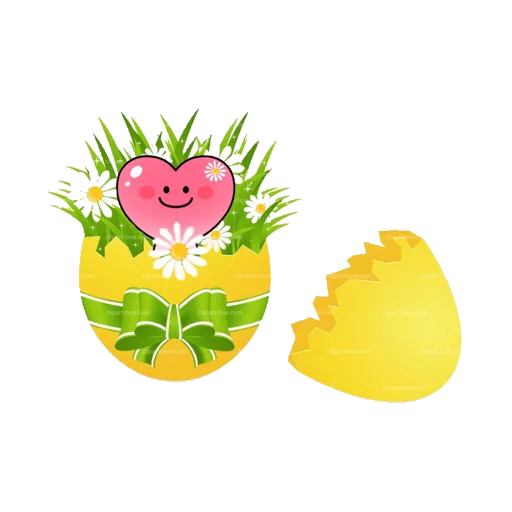 Telegram Sticker «Spring & Easter Heartfaces» 😊