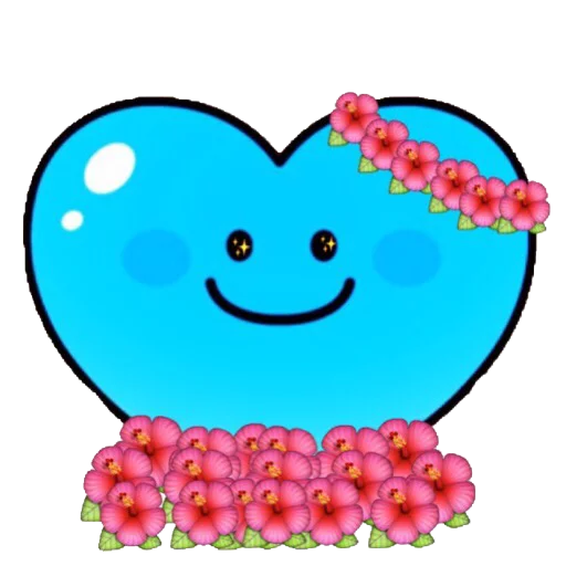 Стикер Telegram «Spring & Easter Heartfaces» 🌺