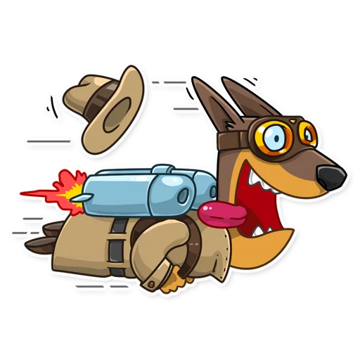 Dobie the Spy sticker 🚀