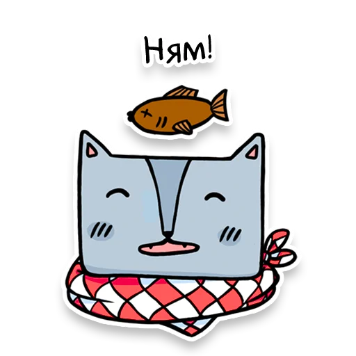Square Cats by Murka emoji 😋