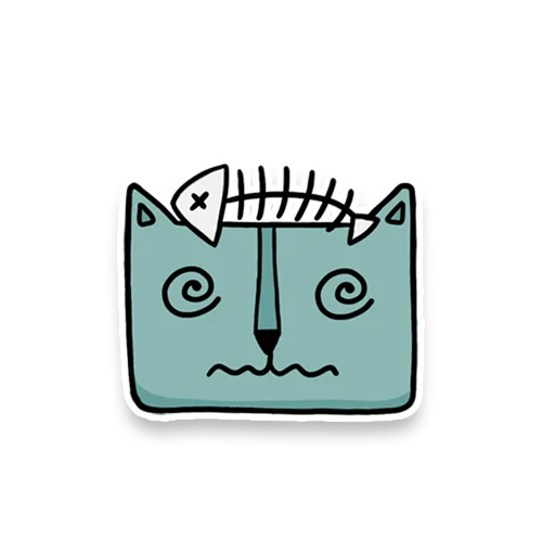 Square Cats by Murka emoji 😵