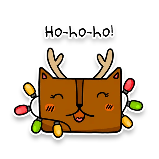 Square Cats by Murka emoji 🎄