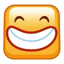 Square Emoji emoji 😁