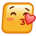 Эмодзи Square Emoji 😘