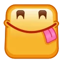 Square Emoji emoji 😋
