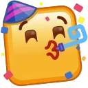 Эмодзи Square Emoji 🥳