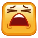 Square Emoji emoji 😫