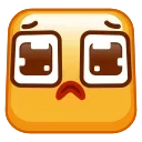 Square Emoji emoji 🥺