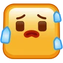 Square Emoji emoji 😥