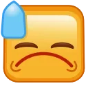 Square Emoji emoji 😓