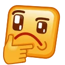 Эмодзи Square Emoji 🤔