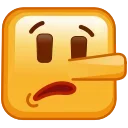 Square Emoji emoji 🤥