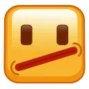 Square Emoji emoji 🫤