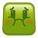 Square Emoji emoji 🤢