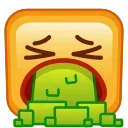 Square Emoji emoji 🤮