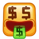 Эмодзи Square Emoji 🤑