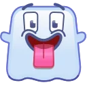 Square Emoji emoji 👻