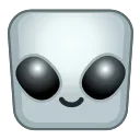 Square Emoji emoji 👽