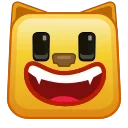 Square Emoji emoji 😺