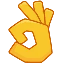 Эмодзи Square Emoji 👌
