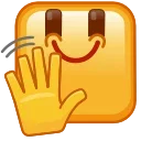 Эмодзи Square Emoji 👋
