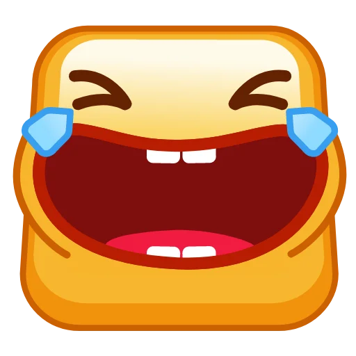 Стікер Square Emoji 😂