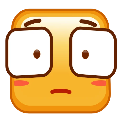 Стікер Square Emoji 😳