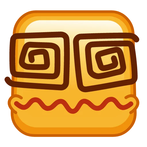 Square Emoji  sticker 😵‍💫