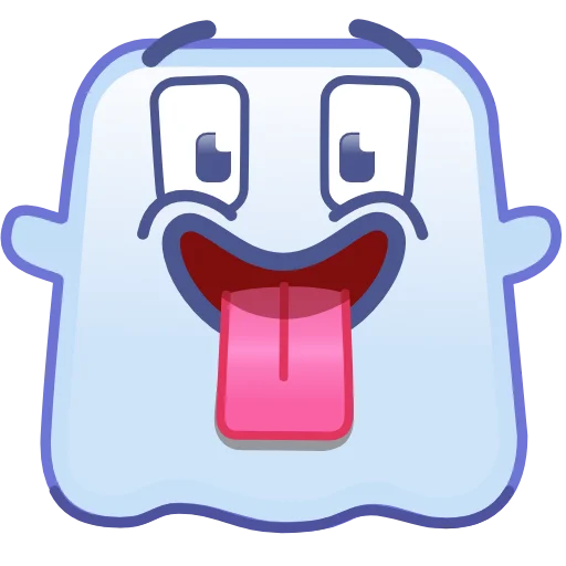 Стікер Square Emoji 👻